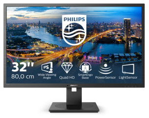 Philips B Line 325B1L/00 plochý počítačový monitor 80 cm (31.5&quot;) 2560 x 1440 px 2K Ultra HD LCD Černá č.1