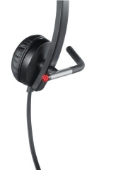 Logitech H650e Sluchátka s mikrofonem Kabel Přes hlavu Kancelář / call centrum USB Typ-A Černá, Stříbrná č.3