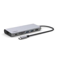 Belkin INC009BTSGY dokovací stanice/replikátor portů USB typu C Stříbrná č.1