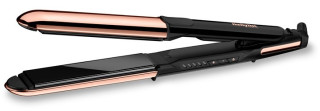 BaByliss Straight &amp; Curl Brilliance Kulma Teplé Černá, Růže 3 m č.1