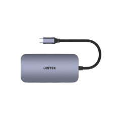 UNITEK D1071A rozbočovač rozhraní USB 3.0 SuperSpeed 5 Gb/s Stříbrná č.3