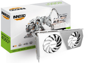 GRAFICKÁ KARTA INNO3D Geforce RTX 4060 TI TWIN X2 OC WH NVIDIA 8 GB GDDR6 DLSS 3 č.1