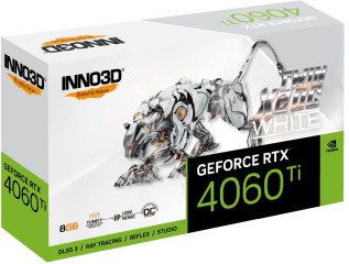 GRAFICKÁ KARTA INNO3D Geforce RTX 4060 TI TWIN X2 OC WH NVIDIA 8 GB GDDR6 DLSS 3 č.3