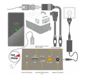 Powerbanka s externí baterií pro chladničky Yolco CSX5 č.3