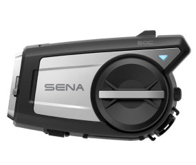 SENA 50C 50C-01 interkom pro motorky Kamera 4K Bluetooth 5.0 8000 m 1 ks. Černá, Stříbrná č.1