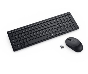 DELL KM555 klávesnice Obsahuje myš Univerzální RF bezdrátové + Bluetooth QWERTY US Mezinárodní Černá č.1