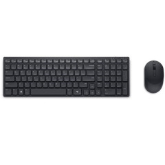 DELL KM555 klávesnice Obsahuje myš Univerzální RF bezdrátové + Bluetooth QWERTY US Mezinárodní Černá č.2