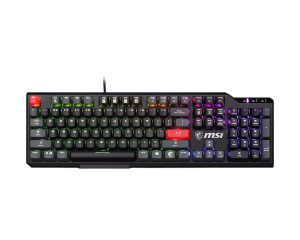 MSI Vigor GK41 Dusk LR US klávesnice Hraní USB QWERTY Anglický Černá č.3