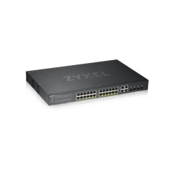 Zyxel GS1920-24HPV2 Řízený Gigabit Ethernet (10/100/1000) Podpora napájení po Ethernetu (PoE) Černá č.1